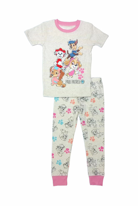 Paw Patrol HeroesToddler Girl's Character Short-Sleeved Soft Pajama Set | Little Dreamers Pajamas