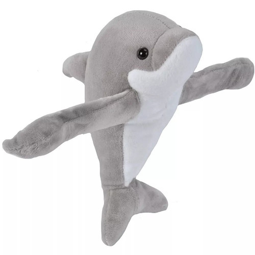 Wild Republic Huggers 8" Dolphin Award Winning Wearable Stuffed Animal