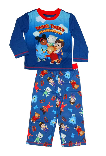 Daniel Tiger and Friends Toddler Boy's Character Long-Sleeved Pajama Set | Little Dreamers Pajamas