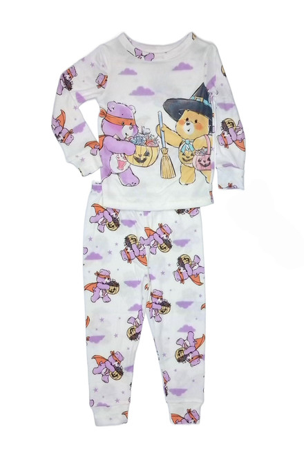 Share and Trick or Sweet Bear Toddler Girl's Care Bear Halloween Pajama Set
