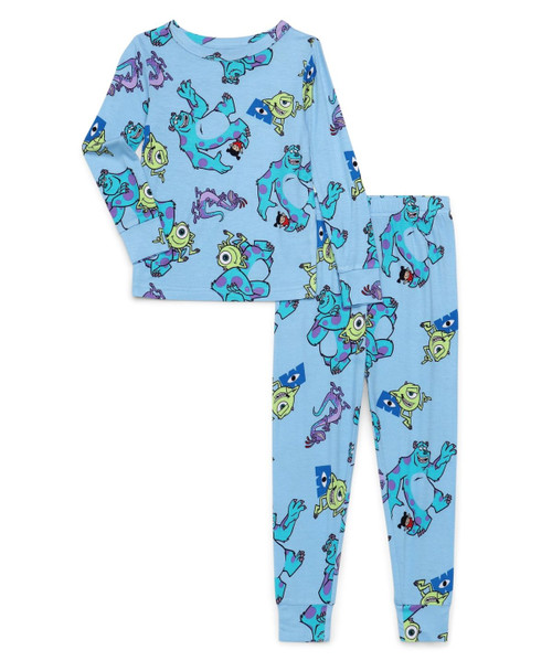Monsters Inc. Toddler Boy's Long-Sleeved Soft Viscose Character Pajama Set | Little Dreamers Pajamas