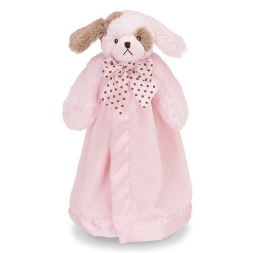 Bearington Baby Girl's Pink Puppy Dog Waggles Snuggler Soft 15" Security Blanket Bearington Baby Girl's Pink Puppy Dog Waggles Snuggler Soft 15" Security Blanket