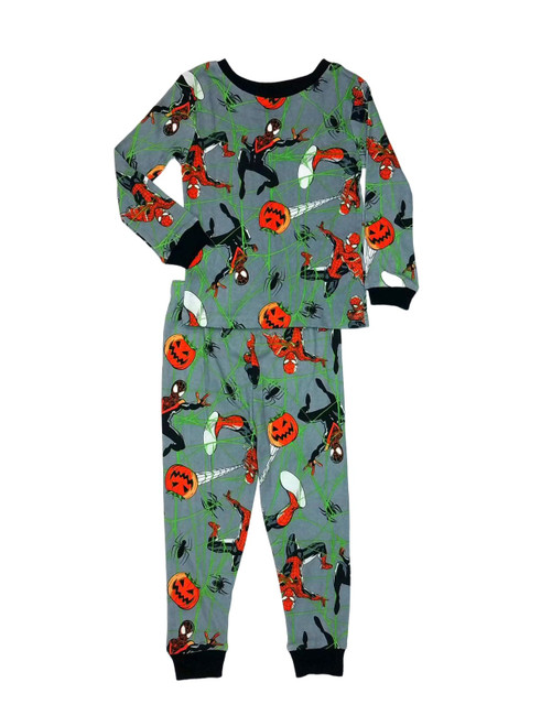 Spider-man Halloween Web-Slinger Boy's Long-Sleeved Cotton Pajama Set