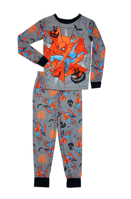 Spider-man Halloween Web-Slinger Boy's Long-Sleeved Soft Pajama Set, Size 6 Spider-man Halloween Web-Slinger Boy's Long-Sleeved Soft Pajama Set, Size 6