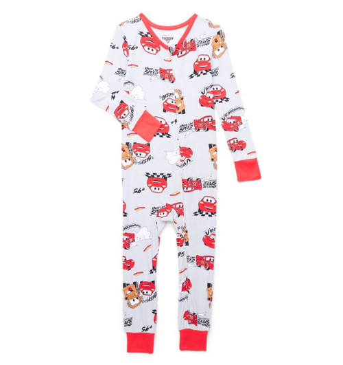 Disney Cars Lightning McQueen and Mater Lightweight Viscose Pajama Sleeper Disney Cars Lightning McQueen and Mater Lightweight Viscose Pajama Sleeper
