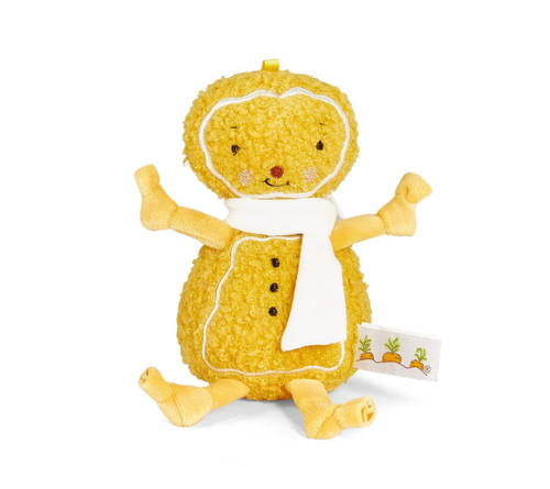 Bunnies By The Bay 5" Ginger the Gingerbread Roly Poly Holiday Christmas Plush | Little Dreamers Pajamas