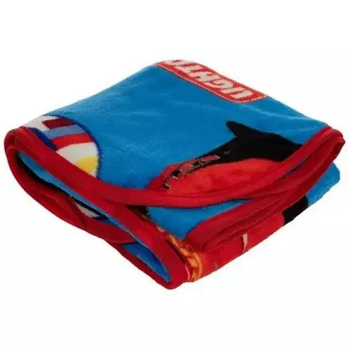 Disney Cars Lightning McQueen Lightweight Fleece Travel Blanket, 40" X 50"