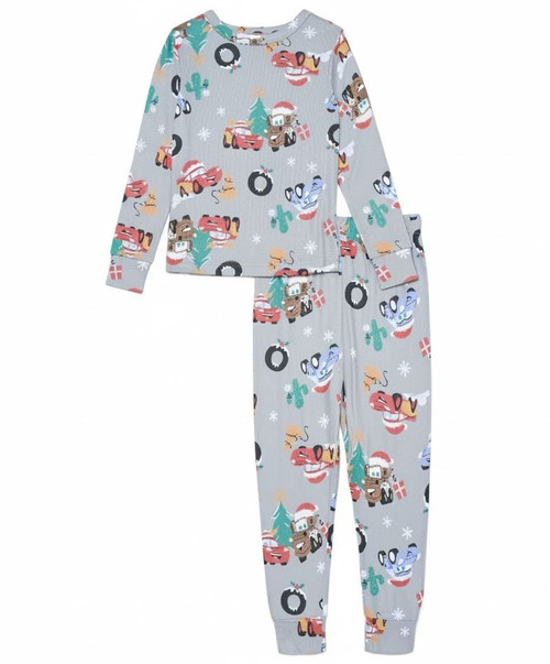 Disney Cars Characters Toddler Boy's Holiday Christmas Soft Pajama Set