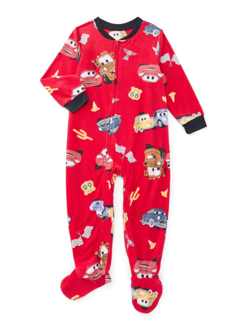 Disney Cars Toddler Boy's McQueen, and Characters Fleece Footed Pajama Sleeper | Little Dreamers Pajamas