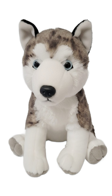 Wild Republic Plush 12" Husky Dog, Soft Stuffed Animal | Little Dreamers Pajamas