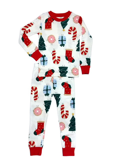 Carter's Festive Friends Toddler's Christmas Holiday Cotton Pajama Set