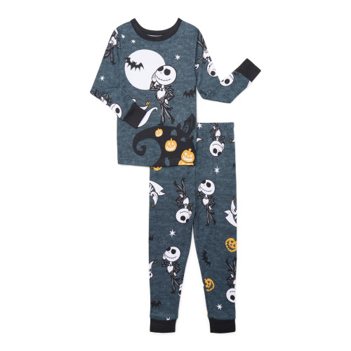 Jack Skellington and Zero Nightmare Before Christmas Halloween Pajama Set | Little Dreamers Pajamas