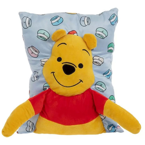 Winnie the Pooh Kids 3D Character Soft Plush Snuggle Pillow