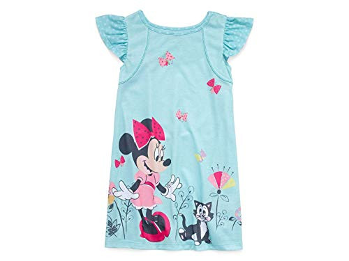 Minnie and Figaro Mint Green Butterfly Jersey Nightgown, Nightshirt | Little Dreamers Pajamas