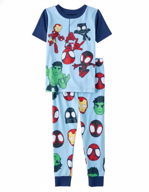 Spidey and His Amazing Friends Toddler Boy's Short-Sleeved Soft Pajama Set | Little Dreamers Pajamas