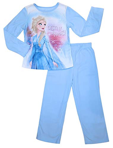 Disney Frozen Elsa Destiny Awaits! 2 Piece Pajama Set, Size 6/6X