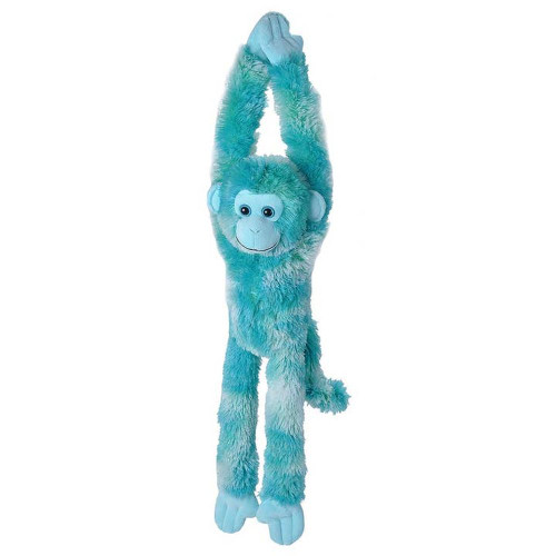 Hanging-Vibes Soft Plush Blue Monkey, Stuffed Animal 22", Wild Republic