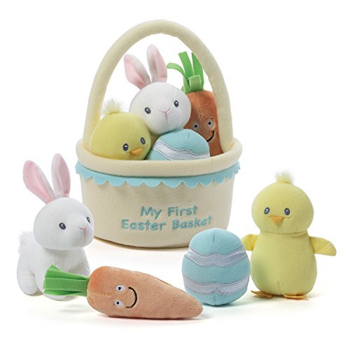 Baby Gund My First Easter Basket Playset Stuffed Plush, 5 pieces | Little Dreamers Pajamas