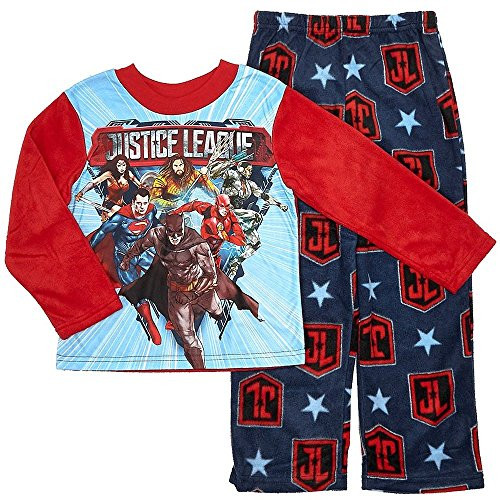 Justice League Movie Boy's Flannel, Fleece Pajama Pants Set | Little Dreamers Pajamas