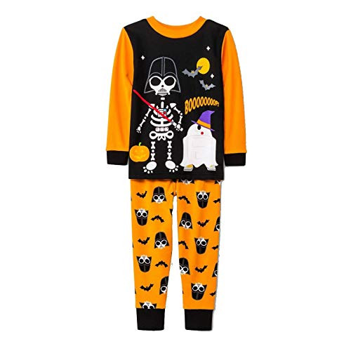 Star Wars Skeleton Darth Vader Toddler Boy's Glow-in-The-Dark Halloween Pajama Set | Little Dreamers Pajamas