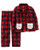 Carter's Boys Christmas Santa Claus Plaid Flannel Pajama Coat Set, Size 2T | Little Dreamers Pajamas