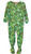 Toddler Girl's Green Christmas Presents Holiday Footed Pajama Sleeper