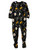 Team Apparel NFL Pittsburgh Steelers Fleece Footed Pajama Sleeper, Size 4