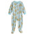 Disney Frozen Elsa Toddler Girl's Blue Polka Dot Fleece Footed Pajama Sleeper