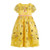 Disney Princess Belle Fancy Deluxe Nightgown, Golden Foil Gown | Little Dreamers Pajamas