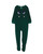 Boy's Green Monster Custom Theme Fleece Footed Pajama Sleeper, Size 3 Years