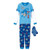 Sonic The Hedgehog Polyester Jersey and Fleece Pajama, Socks Set