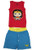 DC Comics Original Girl's  Kid Wonder Woman Pajama Shorts Set. Size 4-5