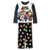 Super Mario, DK and Gang Classic Graphic Polyester Fleece Pajama Set, Size 8