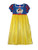 Snow White Toddler Girl's Dress-Up Blue and Yellow Glitter Nightgown, Gown