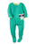 Carter's Green Polka Dot Bulldog Footed Polyester Pajama Sleeper