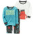 Carter's Little Boys' 3-Piece Long Sleeved Pajama Set, Monster Bed-Head, Size 3T