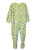 CARTER'S Girl's Green , Blue Sparkle Butterfly Fleece Pajama Sleeper, Size 3T