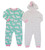 Carter's Girl's Hooded Costume Unicorn and Print Fleece Sleeper Set, Size 3T