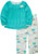 Carter's Girls' Polka Dot Knit and Lace Butterflies Pajama Set, Size 4