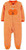 Just One You Baby's Fleece Halloween Pumpkin Pajama Romper, Size 3 Months