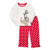 Carter's Girls' Christmas Reindeer Fleece Holiday Pajama Set, Size 3T