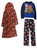Little Boys Super Mario Hooded Robe and Pajamas Set Size XS 4
