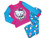Hello Kitty Polyester Jersey and Flannel Girl's Pajama, Set, Size 4T