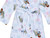 Disney Frozen Anna and Elsa, Pastel Snowflakes Plush White Minky Bathrobe, Robe