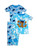 Sesame Street Cookie Monster Toddler Boy's Short-Sleeved 4-Piece Pajama Set
