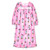 Disney Minnie Mouse Girl's Pink Flannel Polka Dot Nightgown, Gown | Little Dreamers Pajamas