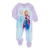 Disney Frozen Elsa and Anna Toddler Girl's Purple Fleece Footed Pajama Sleeper | Little Dreamers Pajamas
