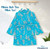 Girl's Big Girl's Frozen Elsa Blue Minky Fleece Robe, Bathrobe
