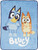 Bluey and Bingo Heeler Pups Plush Minky Fleece Blanket Throw 46" X 60" | Little Dreamers Pajamas