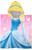 Disney Princess Girl's Cinderella Hooded Costume Poncho Bath Beach Towel | Little Dreamers Pajamas